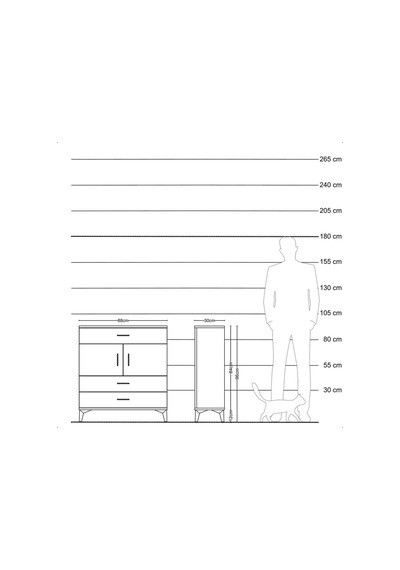 Arges Şifonyer 2 Raflı 3 Çekmeceli 2 Kapaklı 88x30x96 Aytaşı-... Aytaşı Arges Şifonyer 2 Raflı 3 Çekmeceli 2 Kapaklı 88x30x96 Aytaşı-... Aytaşı