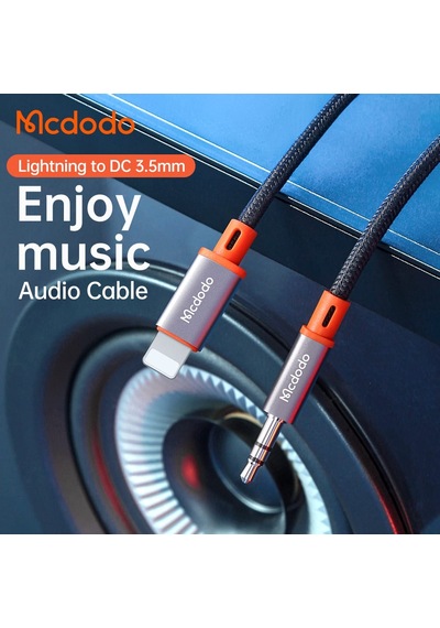 Mcdodo Lightning To 3.5Mm Erkek Aux Ses Aktarım Kablosu 1.2 Metre