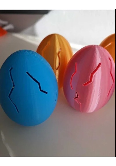 3d Baskı Yumurtası Sürpriz Figür Yumurtası Dekoratif Oyuncak Çizgi Karakter