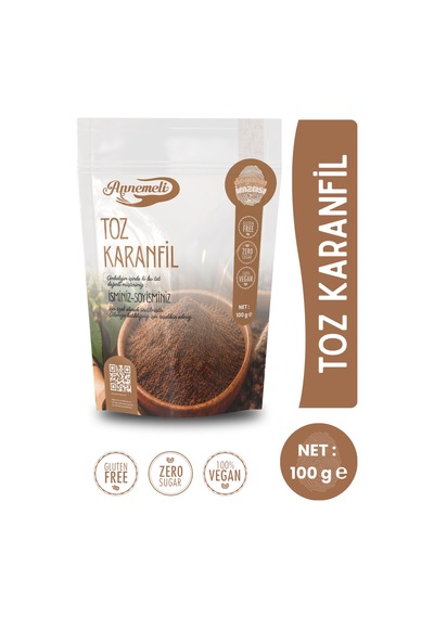 Toz Karanfil 100 Gr İnce Öğütülmüş Karanfil Baharatı, Yoğun Aromalı, Tatlı, Kek Ve İçecekler İçin