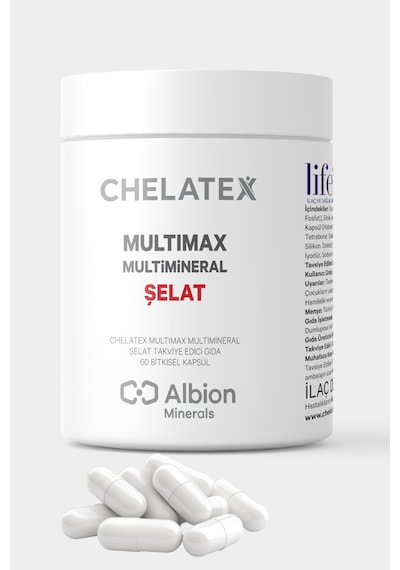 Chelatex Multimax Multimineral Şelat Takviye Edici Gıda 60 Bitki