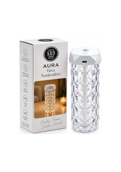 Aura Kristal Hava Nemlendirici Buhar Makine - Koku Giderici Krd-8775 5468