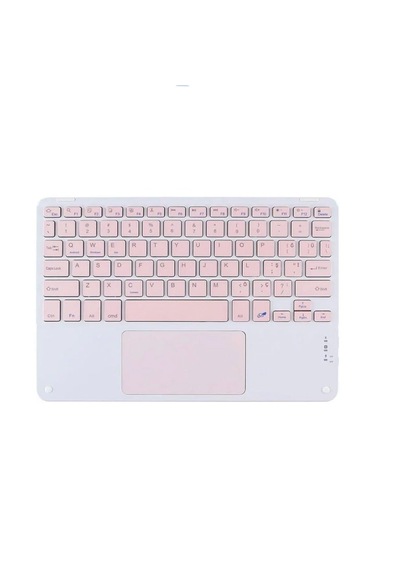 Tab M10 Tb328fu Bt Touchpad Klavye+mouse+stand Kılıf-bkk7 Pembe