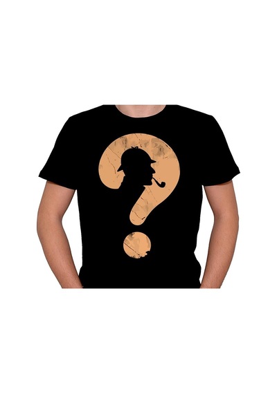 Müfettiş Soru İşareti Araştırmacı Düşünceli Tişört Unisex T-shirt 001