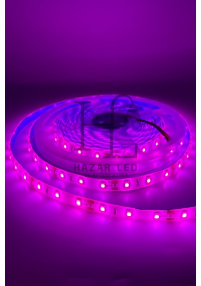 12 Volt Grow Full Spectrum Şerit Led Ip65 Dış Mekan Silikonlu Bitki Yetiştirme Ledi 5 Metre