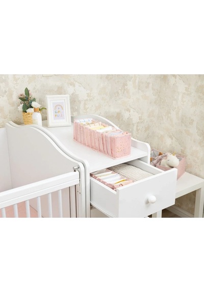 Ers Baby Akordiyon Organizer Çekmece Düzenleyici Small Pembe -04102