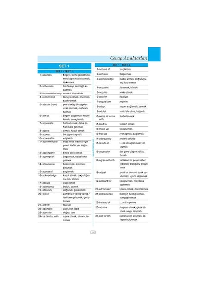 Vocabulary Tests For YDS - Osman Çetin - Delta Kültür