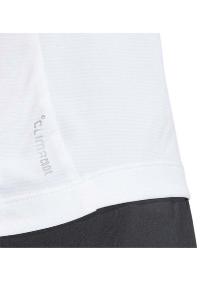 Adidas Erkek Logolu Koşu Ve Antreman Tişörtü Run Ess Bl T M Ke3547 White