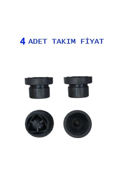 Motor Üst Muhafaza Kapağı Lastiği Segman Takoz 4 Adet Tk. Doblo Egea Fiorino Linea 1.6mjt