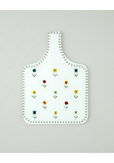 English Home Arnie Cam Kesme Tahtası 24,5x34,5 Cm Renkli Çok Renkli