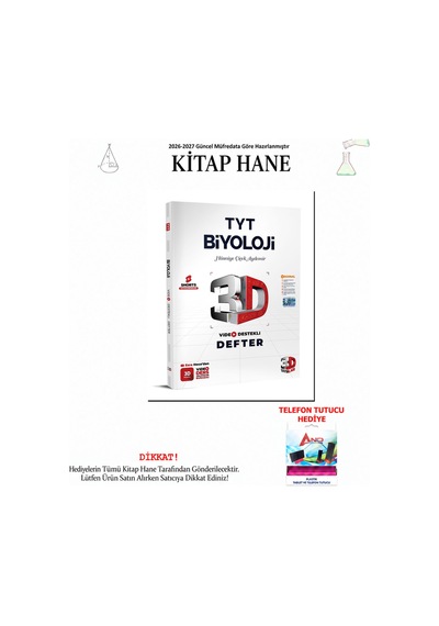 3d Tyt Biyoloji Video Ders Defteri