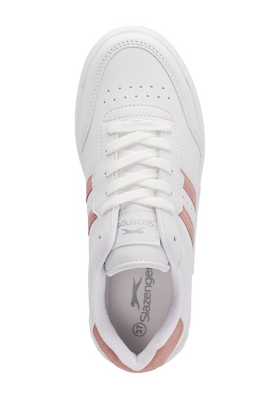 Slazenger ZIPPER I Kadın  Beyaz / Pembe Günlük Spor Ayakkabısı