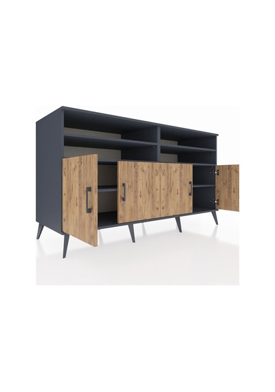 Kronos Konsol 6 Raflı 4 Kapaklı 176x59x99 Antrasit-çam/antrasit Antrasit-çam/antrasit Kronos Konsol 6 Raflı 4 Kapaklı 176x59x99 Antrasit-çam/antrasit Antrasit-çam/antrasit