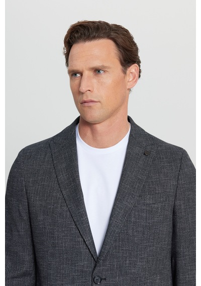 AC&Co / Altınyıldız Classics Erkek Sıyah Regular Fit Normal Kesim Kırlangıç Yaka Flamlı Kapak Cepli Blazer Ceket Siyah AC&Co / Altınyıldız Classics Erkek Sıyah Regular Fit Normal Kesim Kırlangıç Yaka Flamlı Kapak Cepli Blazer Ceket Siyah