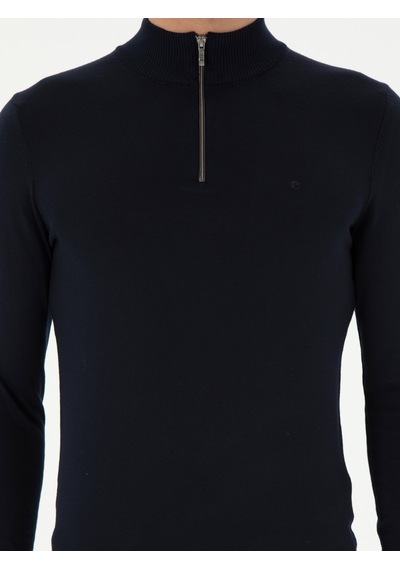 Cacharel Lacivert Regular Fit Basic Kazak