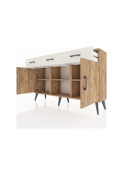 Arges Konsol 3 Raflı 3 Çekmeceli 3 Kapaklı 132x30x83 Çam-çam/aytaşı Çam/aytaşı Arges Konsol 3 Raflı 3 Çekmeceli 3 Kapaklı 132x30x83 Çam-çam/aytaşı Çam/aytaşı