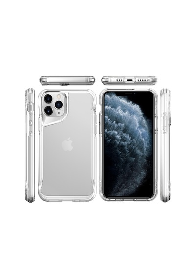 Zore Apple Uyumlu iPhone 11 Pro  Msra T-max Kılıf-renksiz Renksiz