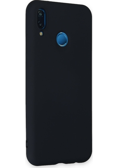 Flzdgnkr Newface Huawei P20 Lite Kılıf Nano İçi Kadife Silikon - Lacivert