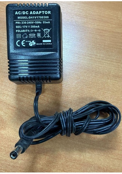 Bolsat 17 Volt 300 Ma Plastik Kasa Trafolu Adaptör