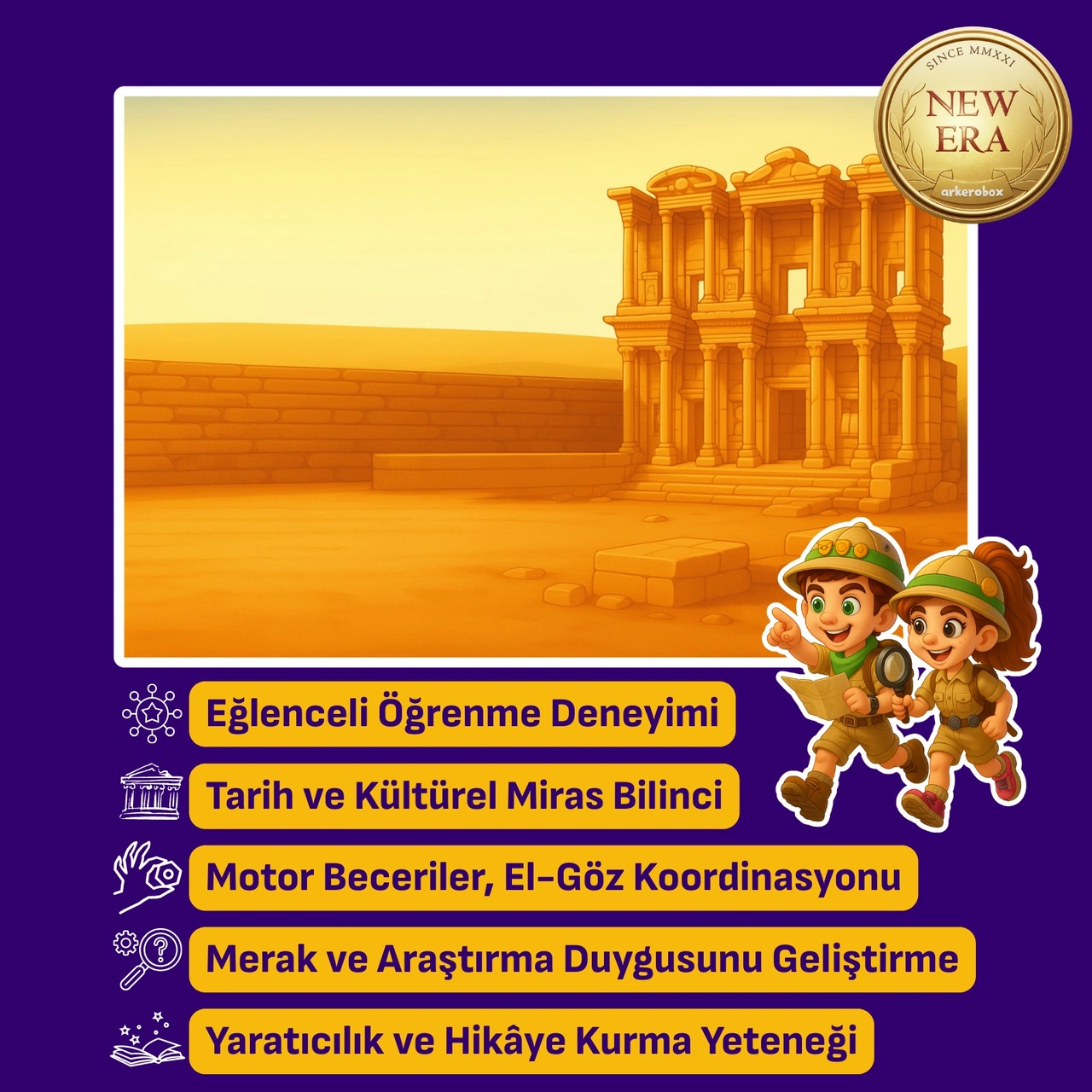 Arkerobox Efes Ephesus New Era Eğitici Kazı Seti