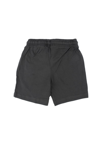 Bebegen Unisex Gri Düz Penye İpli Şort