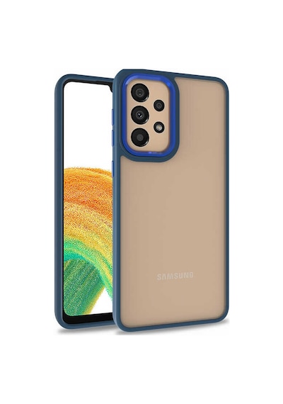 Zore Galaxy A52 Kılıf Nvth Flora Kapak - Mavi