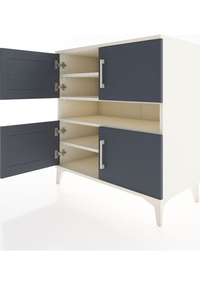 Hyperion Şifonyer 5 Raflı 4 Kapaklı 88x44x96 Aytaşı-antrasit Aytaşı Hyperion Şifonyer 5 Raflı 4 Kapaklı 88x44x96 Aytaşı-antrasit Aytaşı