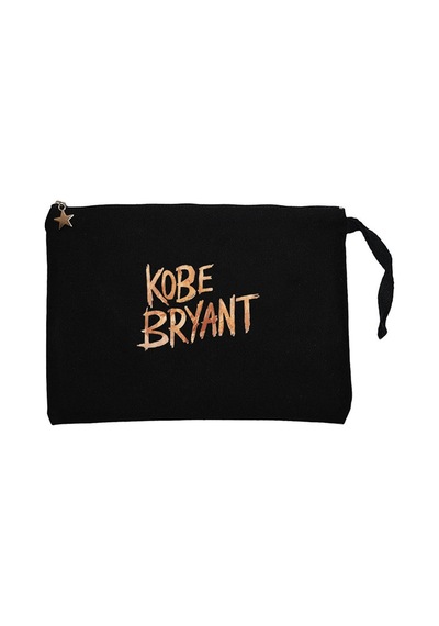 Kobe Bryant  Siyah Clutch Astarlı Cüzdan / El Çantası Siyah