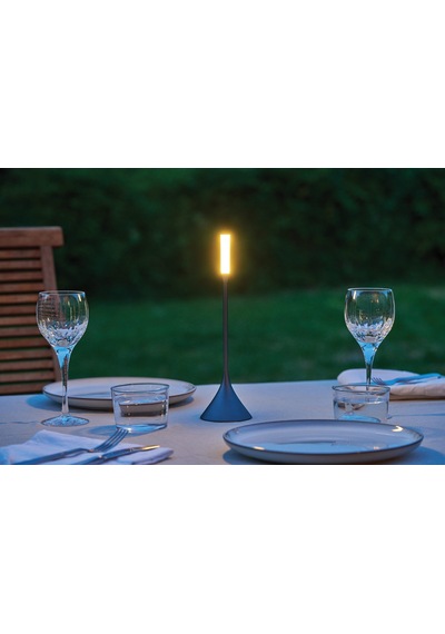 Lexon Steli Candle Aydınlatma Metalik Gri