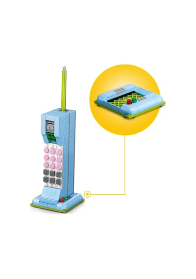 LEGO® Creator 3'ü 1 Arada Retro Telefon 31174 - 8 Yaş ve Üzeri 1980'ler veya 2000'ler Modeli Yaratıcı Oyuncak Yapım Seti (383 Parça)