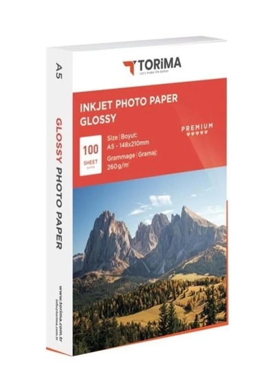 Torima 15x21 260 Gr 100'lü High Gloss Parlak Fotoğraf Kağıdı