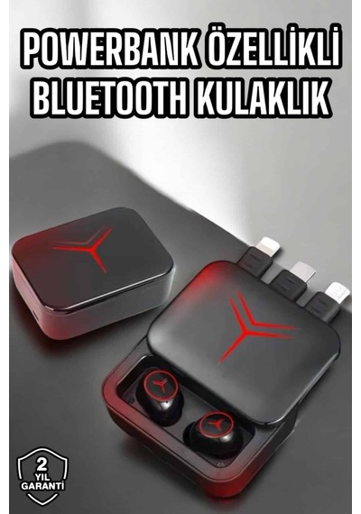 Bluetooth Kulaklık Powerbank Özelliği Yüksek Ses Kaliteli Tws Kulaklık
