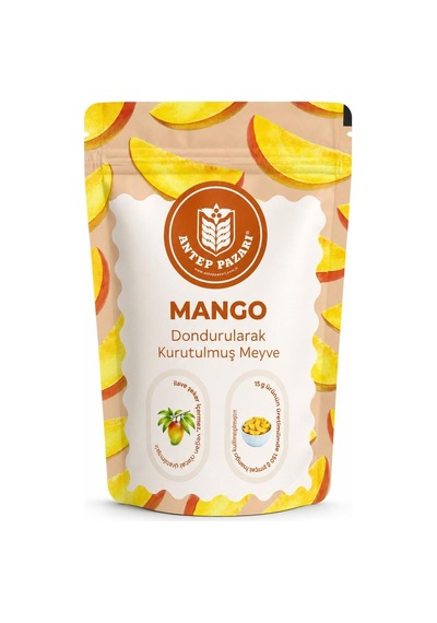Mango Kuru Meyve Cipsi - Dondurularak Kurutulmuş Freeze Dried Çıtır Mango - 15g - 890564025 Diğer