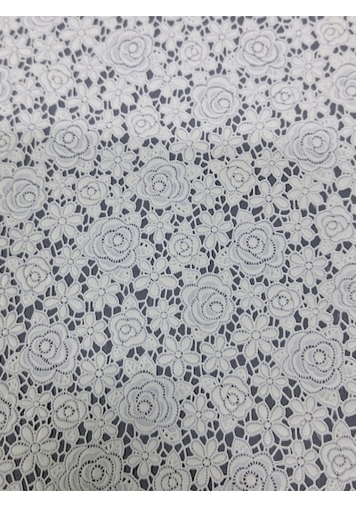 Pvc Küpür Dantel Raf Ve Dolap Örtüsü Runner Krem 35 Cm Eninde Kprl35-4 35 X 300