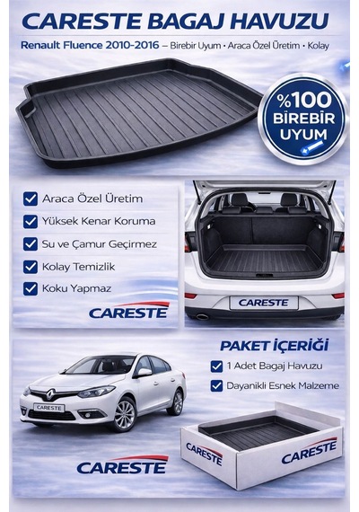 Renault Fluence 2010+ Bagaj Havuzu