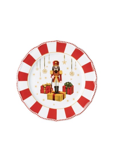 Hutschenreuther Noel Koleksiyonu Christmas Love Kırmızı Tabak Düz 22 Cm