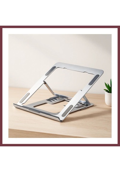 Storeşahin Katlanabilir Alüminyum Laptop Stand 6 Açılı Gümüş Shn0720