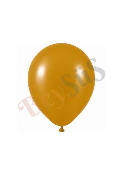 Zerdeçal Renk Lateks Retro Balon 30 Cm - 100 Adet Turuncu