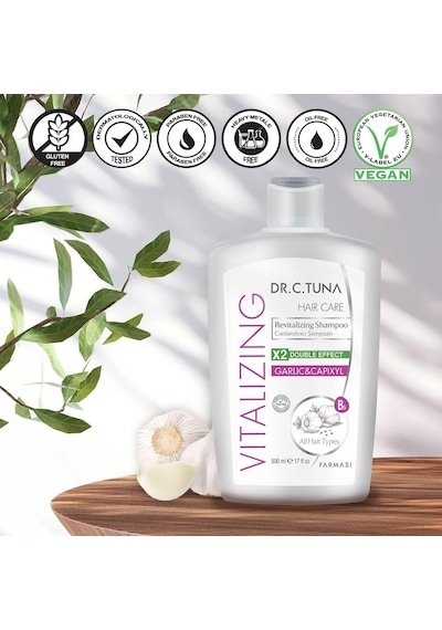 Farmasi Dr. C. Tuna Vitalizing Sarımsaklı Şampuan 10 x 500 ML
