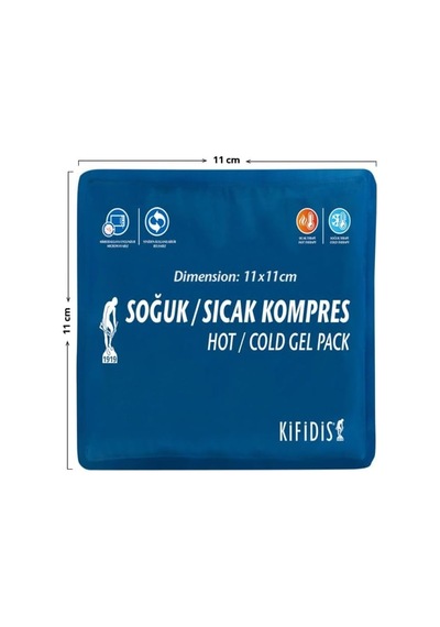 K513 Kifidis Sıcak/soğuk Jel Kompres 11x11 Cm