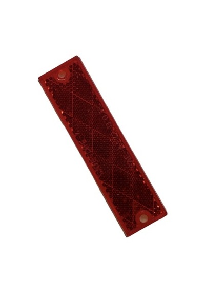Kırmızı Vidalı & Yapıştırma Dikdörtgen Reflektör Made In Usa