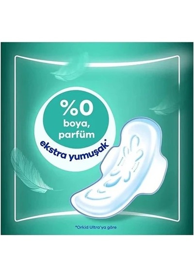 Orkid Extra Hassas Koruma Gece Hijyenik Ped 3 x 6'lı