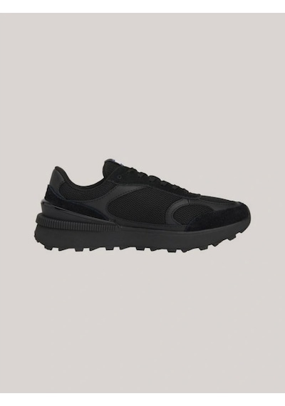 Tommy Hilfiger Erkek Renk Bloklu Siyah Sneaker Siyah