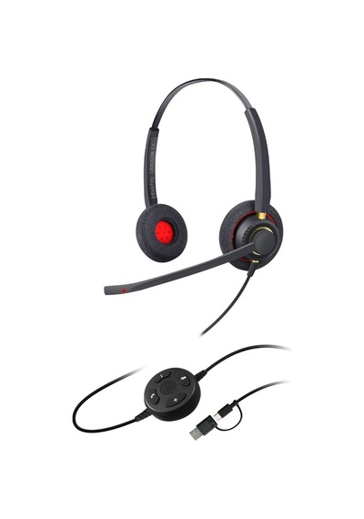 Inbertec UB805DM Professional Duo Çağrı Merkezi Kulaklığı