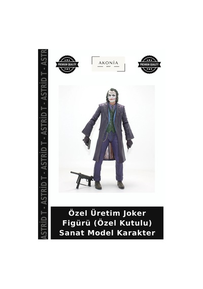 Özel Üretim Joker Figürü Özel Kutulu Sanat Model Karakter