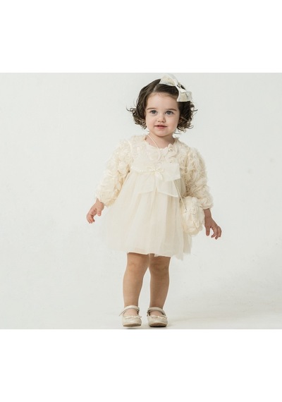 Cocosiss Rose Çantalı Dress Bordo