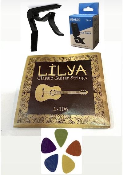 Lilya Klasik Gitar Teli 4'Lü Ekonomik Set