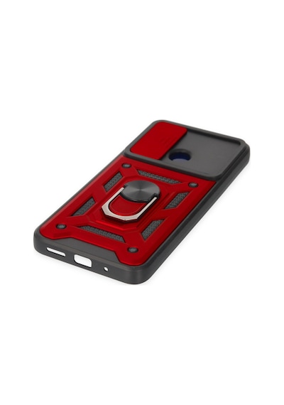 Redmi 10c Kılıf Pars Lens Yüzüklü Silikon - Kırmızı Bzsxx00 1
