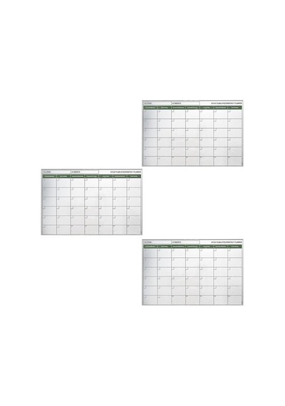 Manyetik Yapışkanlı Bir Aylık Program Planlayıcı Takvim 85x56 Cm Timya/go1395 204604 Siyah