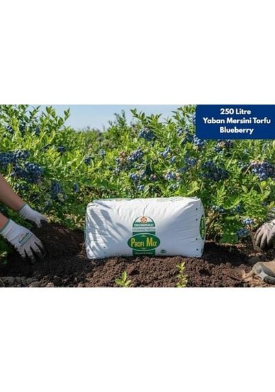 Profi Mix 250 Lt Profimix Ithal Blueberry Yaban Mersini Torfu - Ph 3,5-4,2 Asidik Toprak 0-40 Mm 0,250